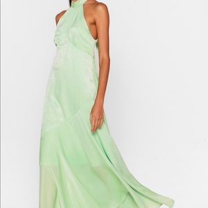 Satin Maxi Dress